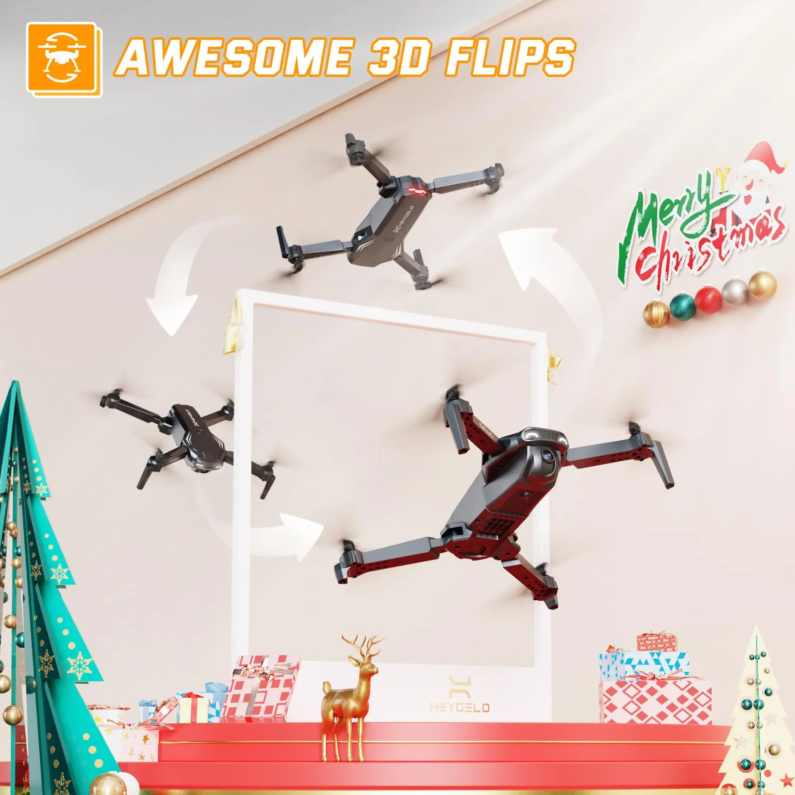 Mini Drone with Camera for Kids and Adults