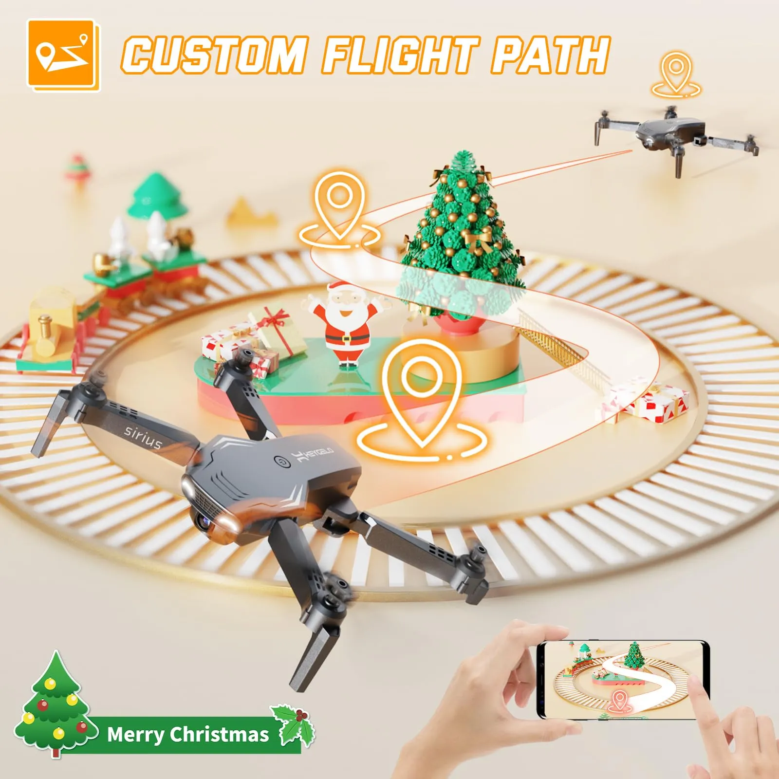 Mini Drone with Camera for Kids and Adults