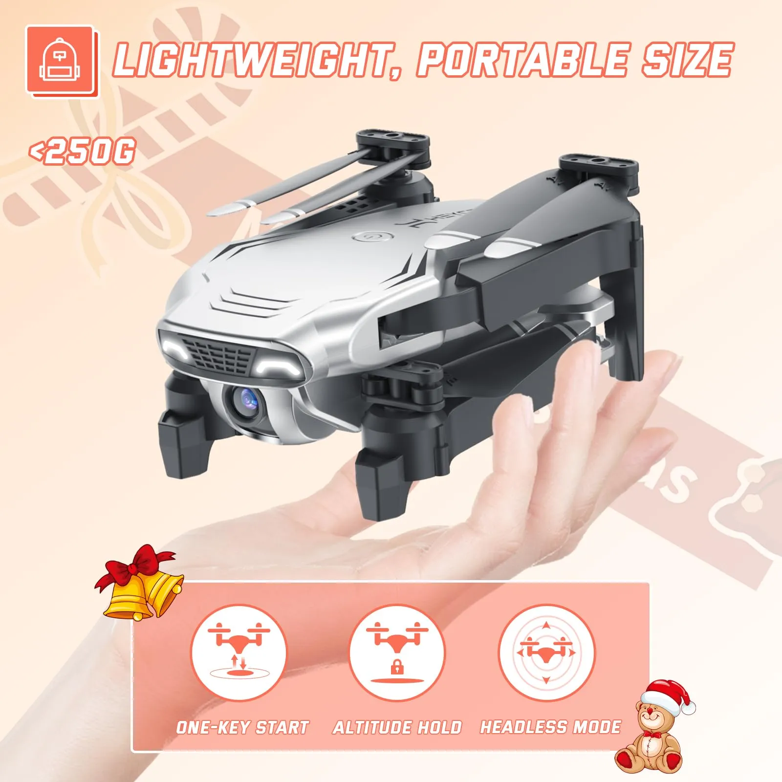 Mini Drone with Camera for Kids and Beginners