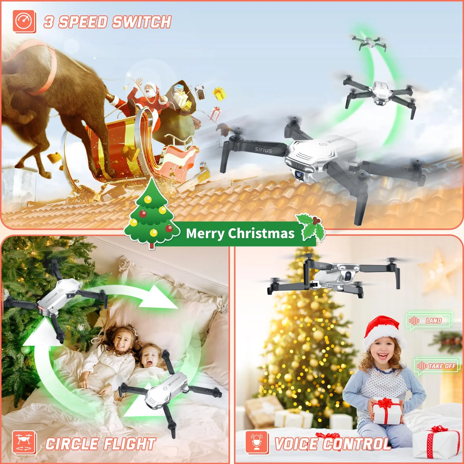 Mini Drone with Camera for Kids and Beginners