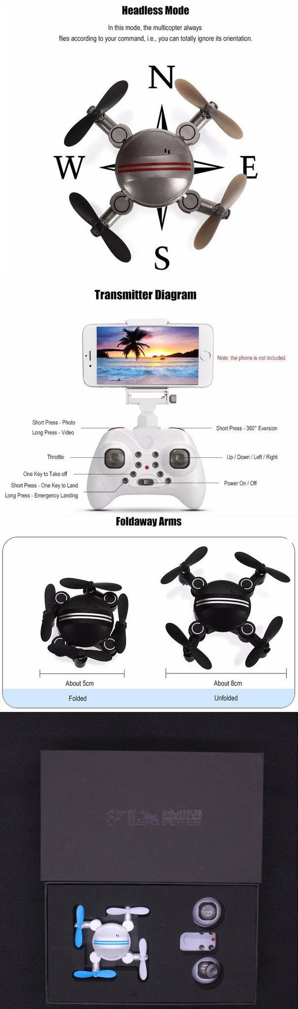 Mini Selfie Drone