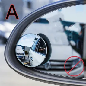 Model: Single packA - Car borderless small round mirror 360