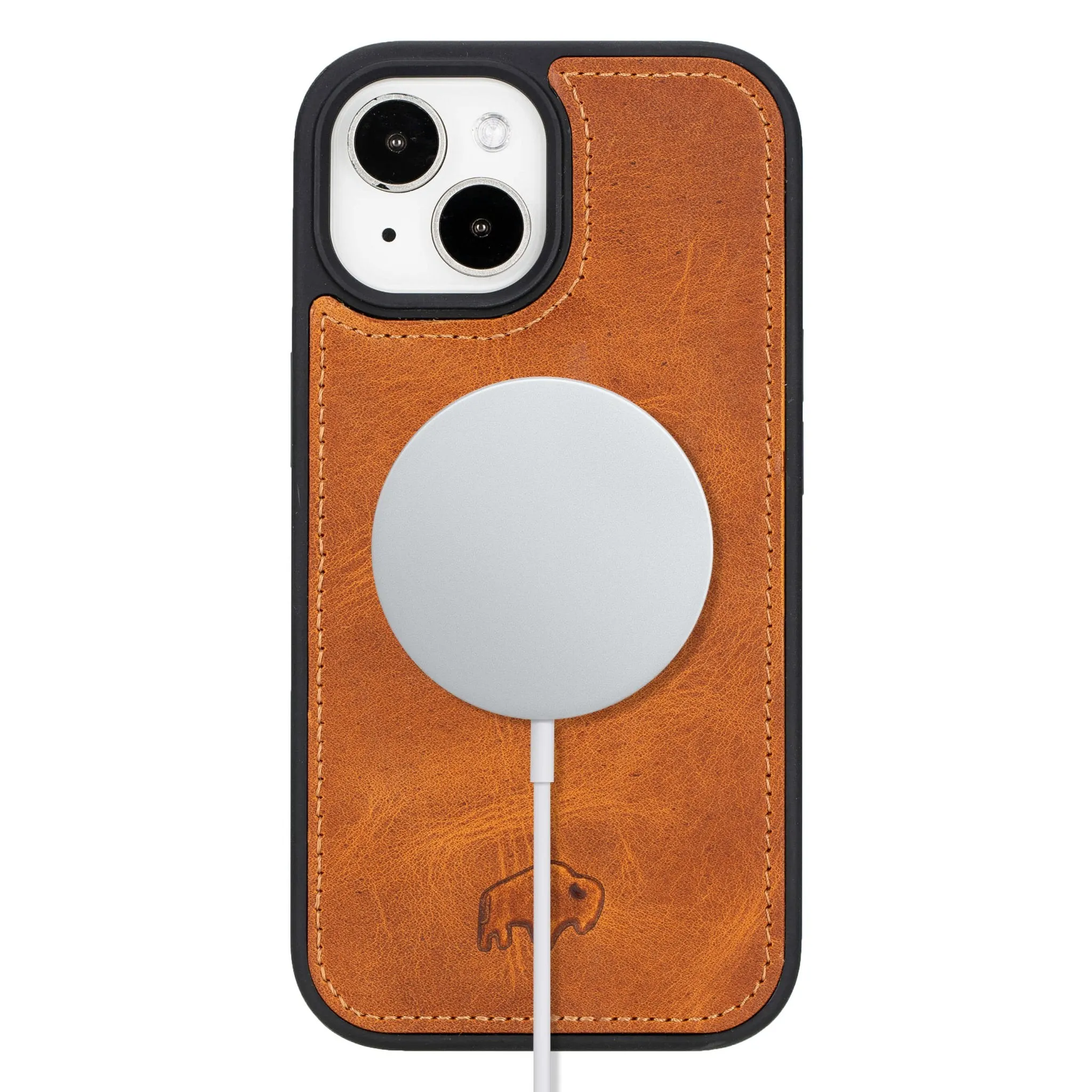 Modern York iPhone 15 Case, Golden Brown