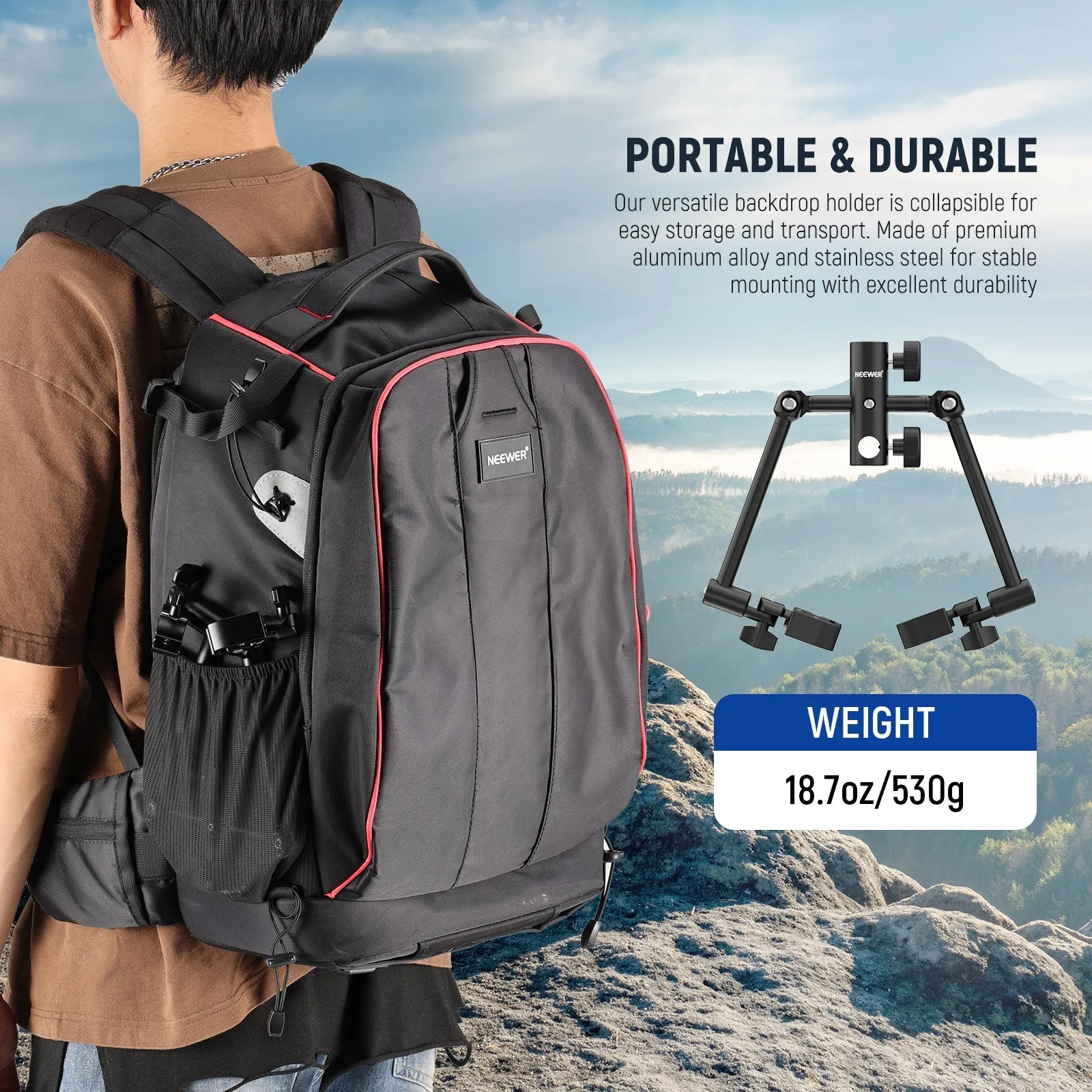 NEEWER CL-05 Portable Collapsible Backdrop Holder