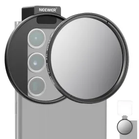NEEWER FL-45 67mm 15.6 Stops ND Phone Filter Kit With Clip & Case