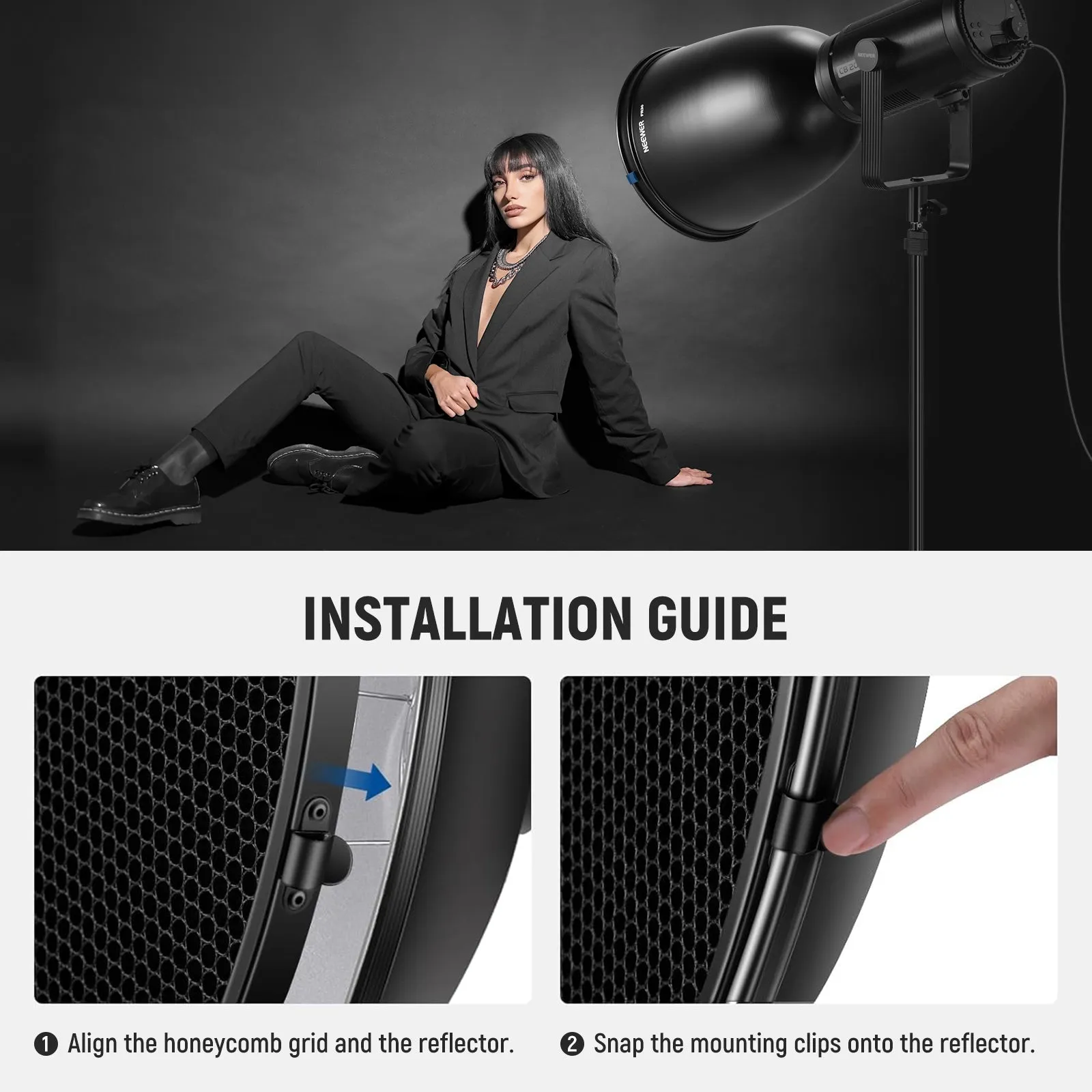 NEEWER FR30 11.6"/29.5cm Deep Focus Reflector