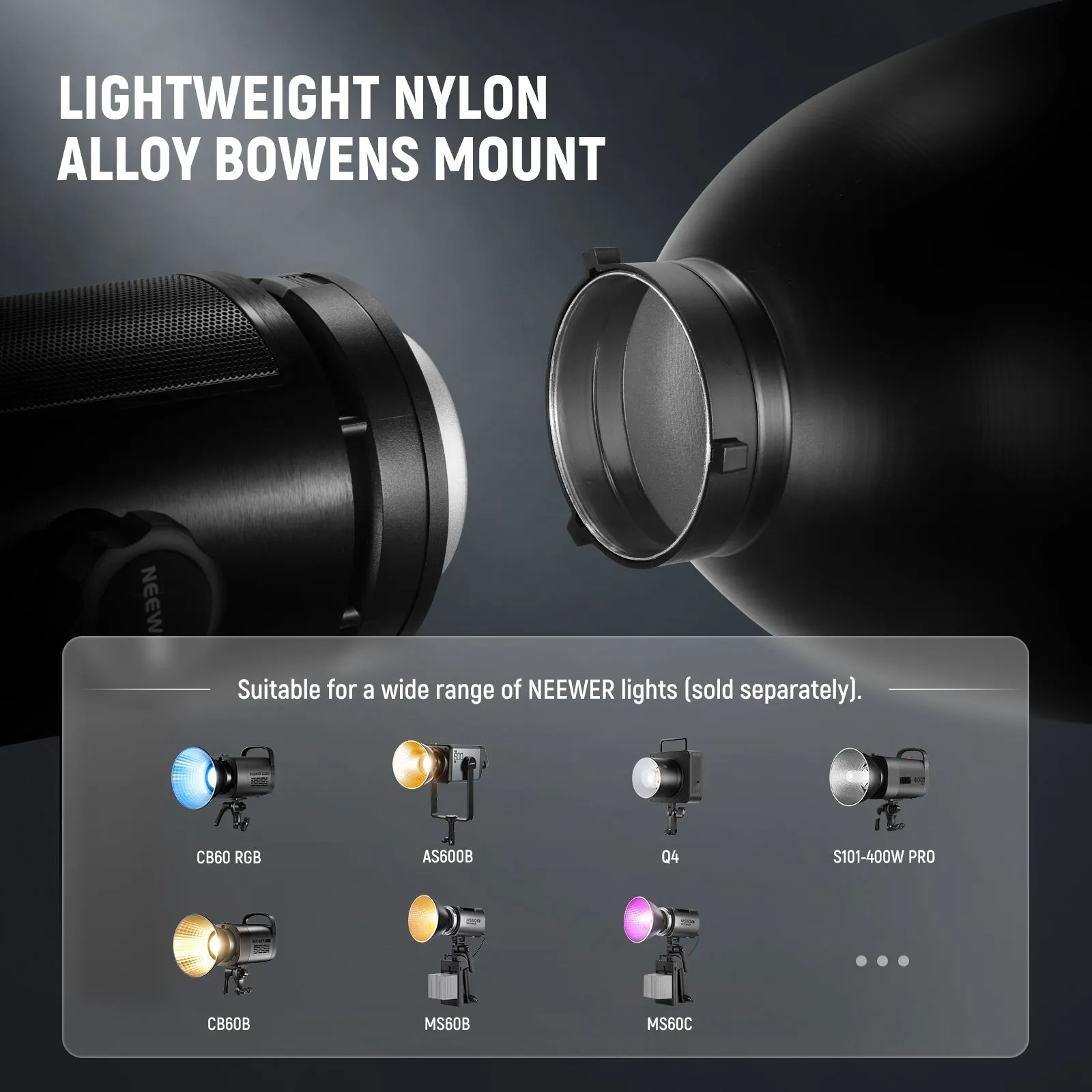 NEEWER FR30 11.6"/29.5cm Deep Focus Reflector