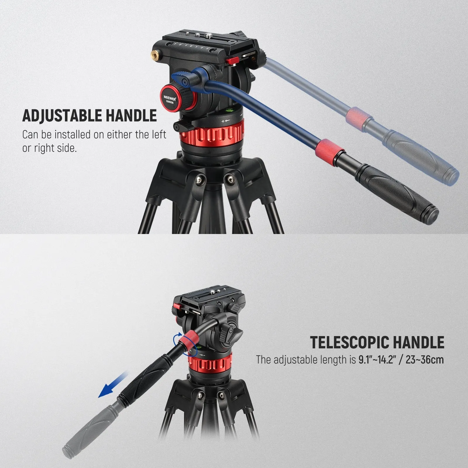 NEEWER GM006 Pro Video Tripod Fluid Head
