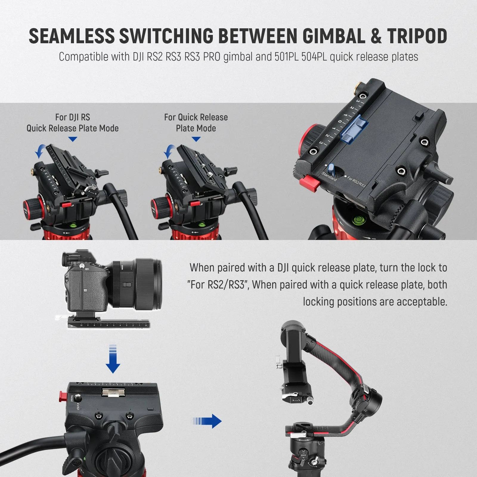 NEEWER GM006 Pro Video Tripod Fluid Head