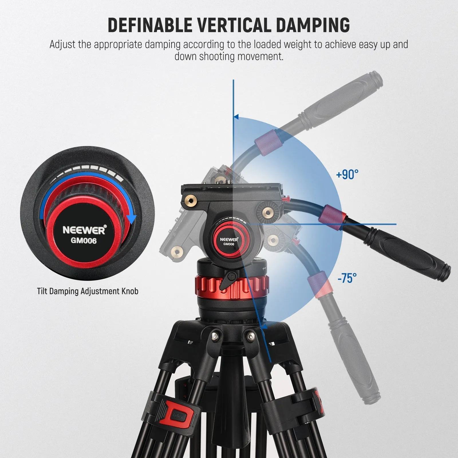 NEEWER GM006 Pro Video Tripod Fluid Head