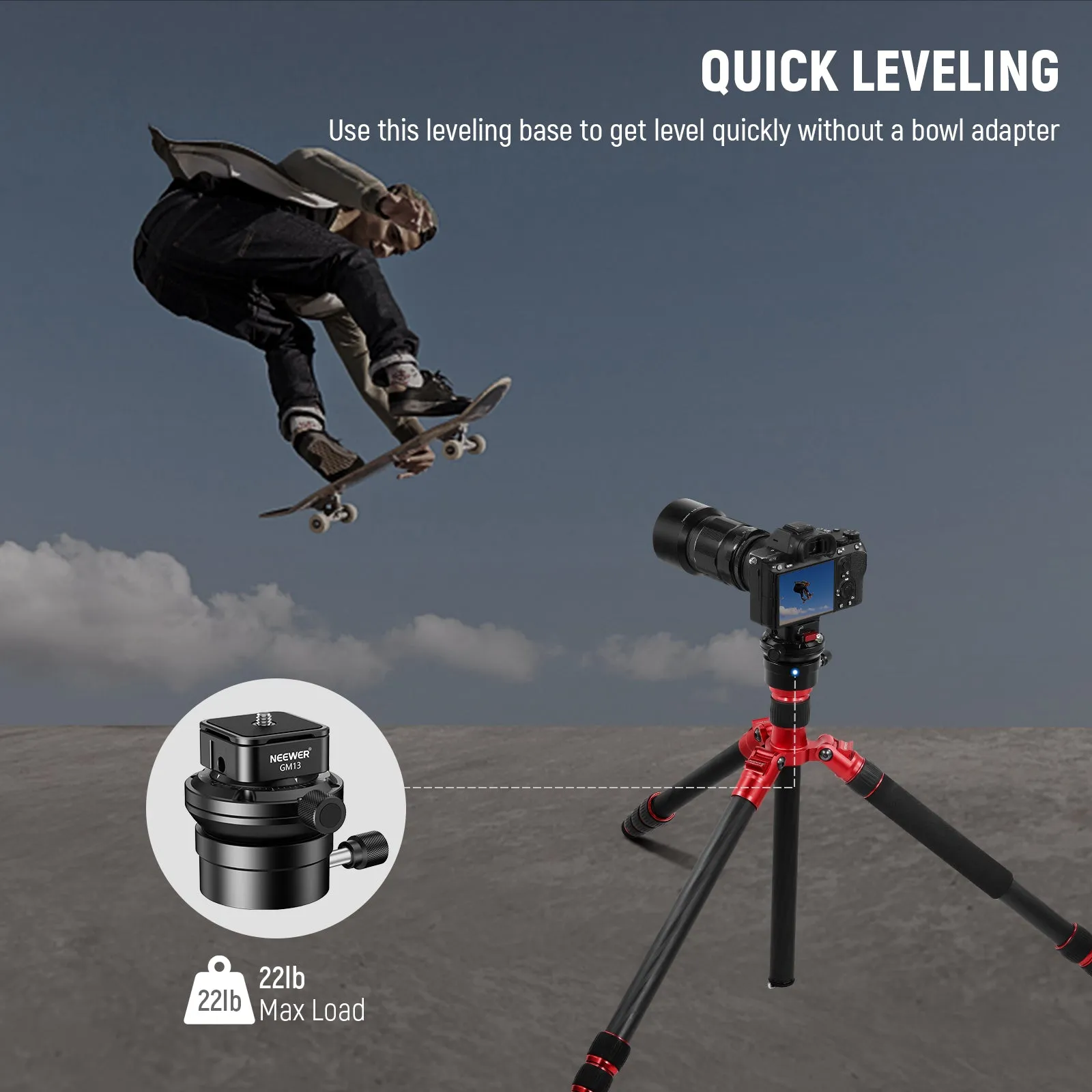 NEEWER GM13 Tripod Leveling Base