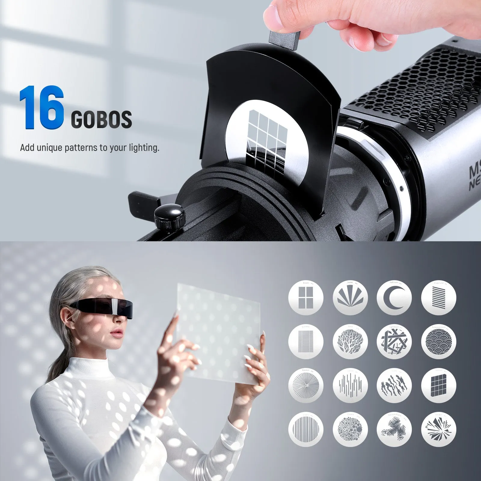 NEEWER LS-48 20° Spotlight Snoot for MS Series LED Video Light