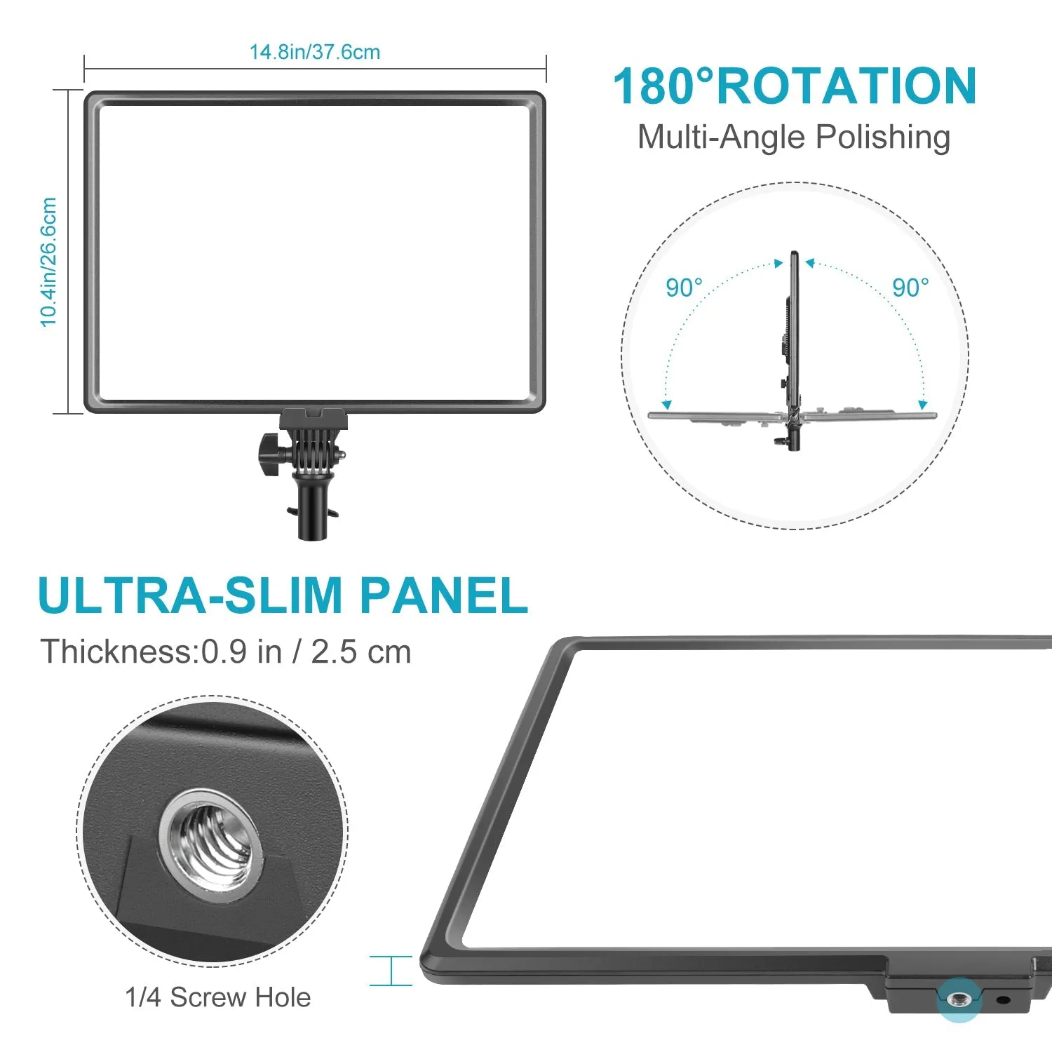 NEEWER NL288 40W Bi-Color LED Panel Light