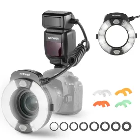 NEEWER RF1-C 76Ws 5600K GN15 E-TTL II Marco Ring Flash for Canon | Pre-order