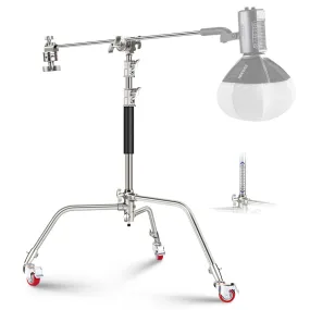 NEEWER SC186W 73"/186cm Stainless Steel Heavy Duty C Stand