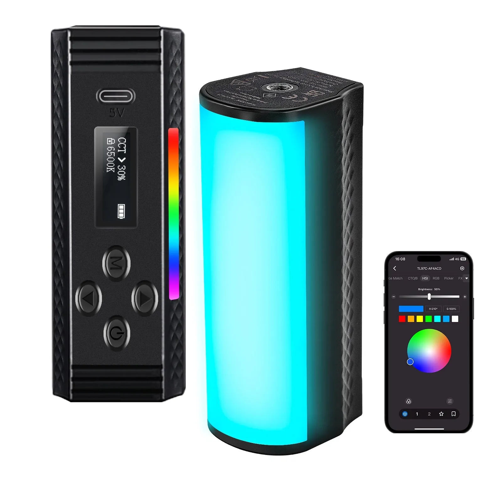 NEEWER TL97C RGB Magnetic Handheld Light Stick