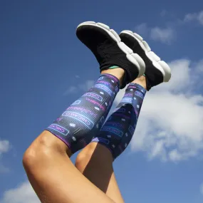 Neon Chicago Compression Leg Sleeves