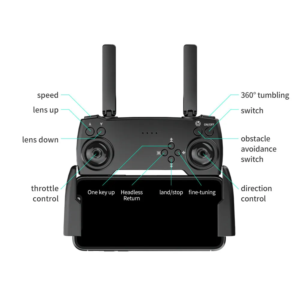 Ninja Dragon Phantom K PRO 4 Way Anti Collision Smart Drone With Optical Flow
