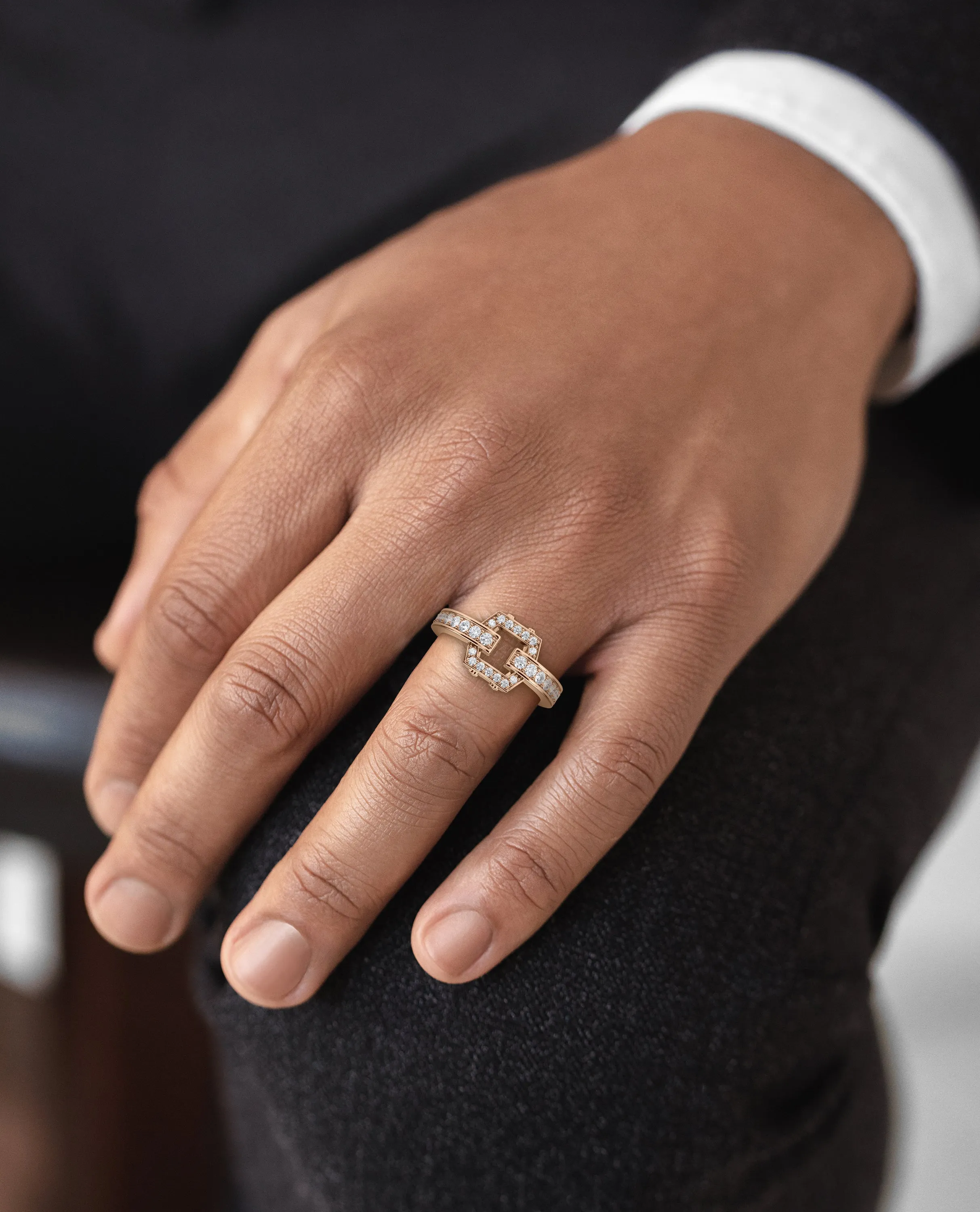 NORTHSTAR MINI Gold Ring with 0.50ct Diamonds