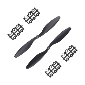 Orange HD Propellers 1045(10X4.5) Carbon Nylon Black 1CW 1CCW-1pair