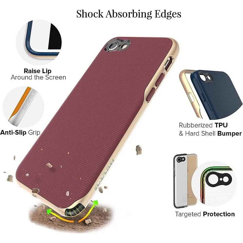Plum Red Venture Series Case - Apple iPhone SE (2nd and 3rd Generation)