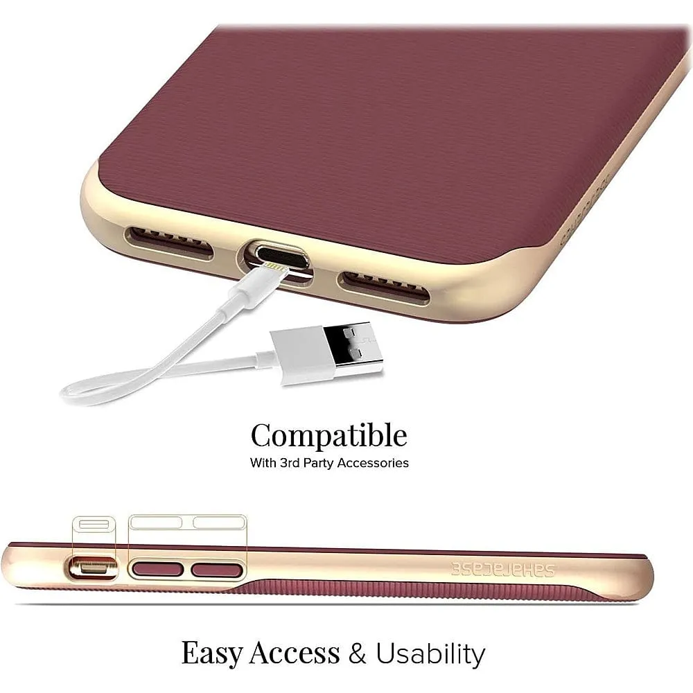 Plum Red Venture Series Case - Apple iPhone SE (2nd and 3rd Generation)