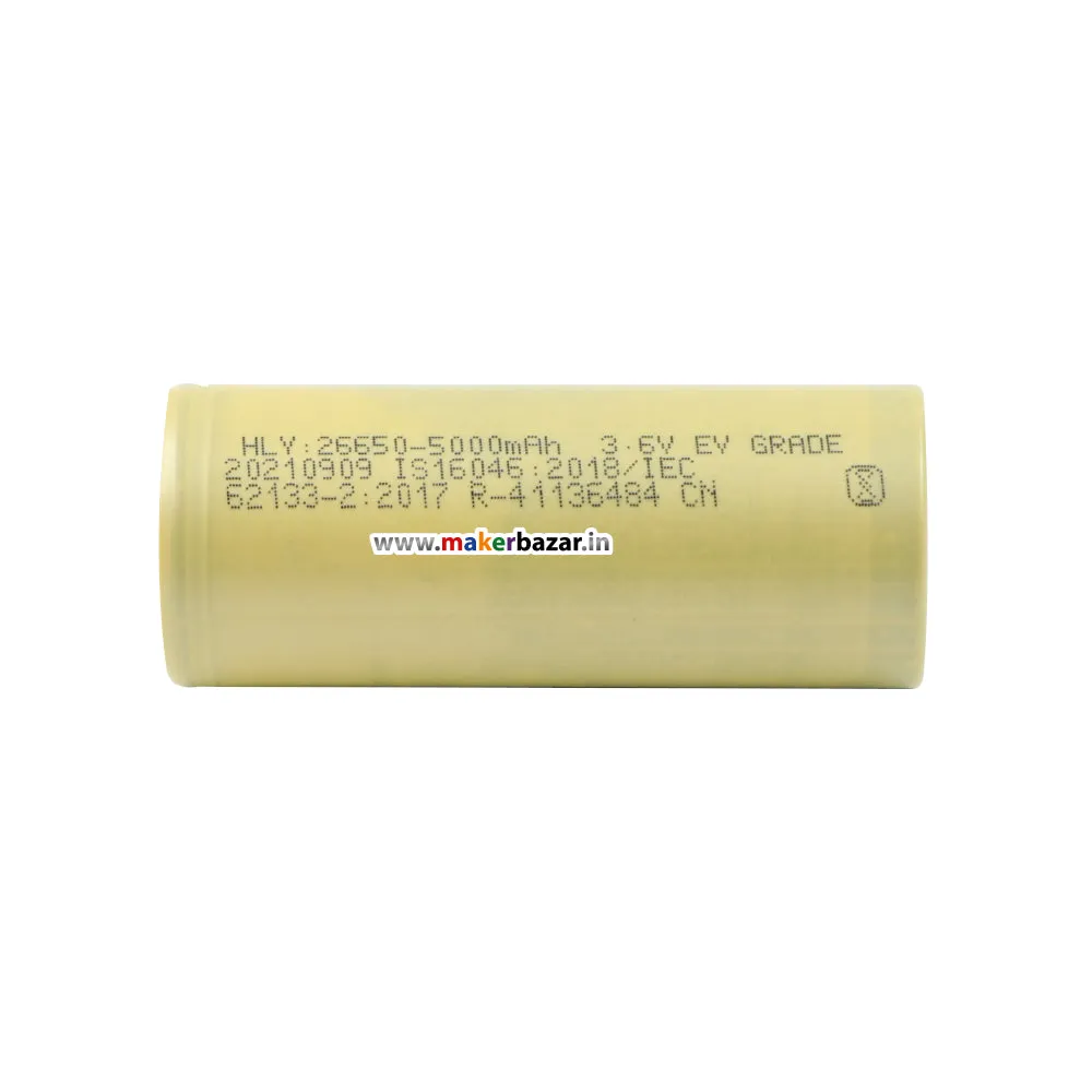 [Premium] 26650 3.6V 5000mAh Lithium-Ion Rechargeable Cell