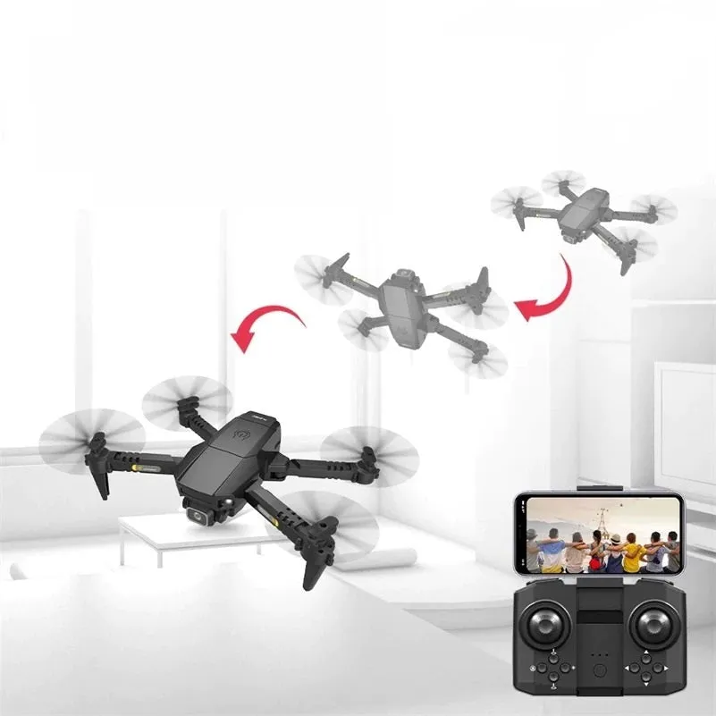 Professional Mini Drone with Camera 4K Foldable RC Drone WiFi Dual Camera Mini Drone