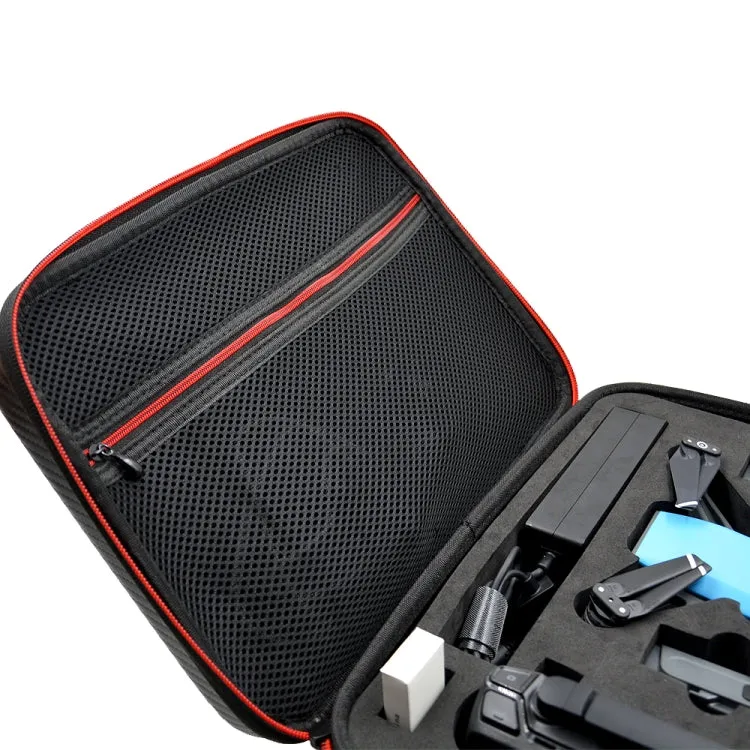 PU EVA Shockproof Waterproof Portable Case for DJI SPARK and Accessories, Size: 29cm x 21cm x 11cm(Black)