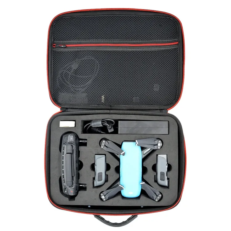 PU EVA Shockproof Waterproof Portable Case for DJI SPARK and Accessories, Size: 29cm x 21cm x 11cm(Black)