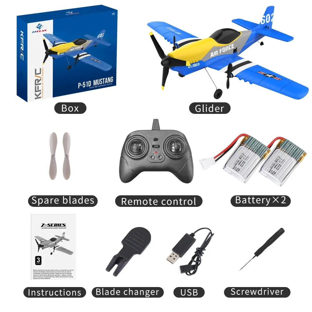 Rc Planes 3 Channels Remote-controlled Aircraft Dual Motor Control