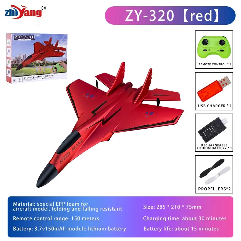 Remote Control Airplane With LED Lights RC Drone Plane EPP Foam RC Aircraft RC Jet