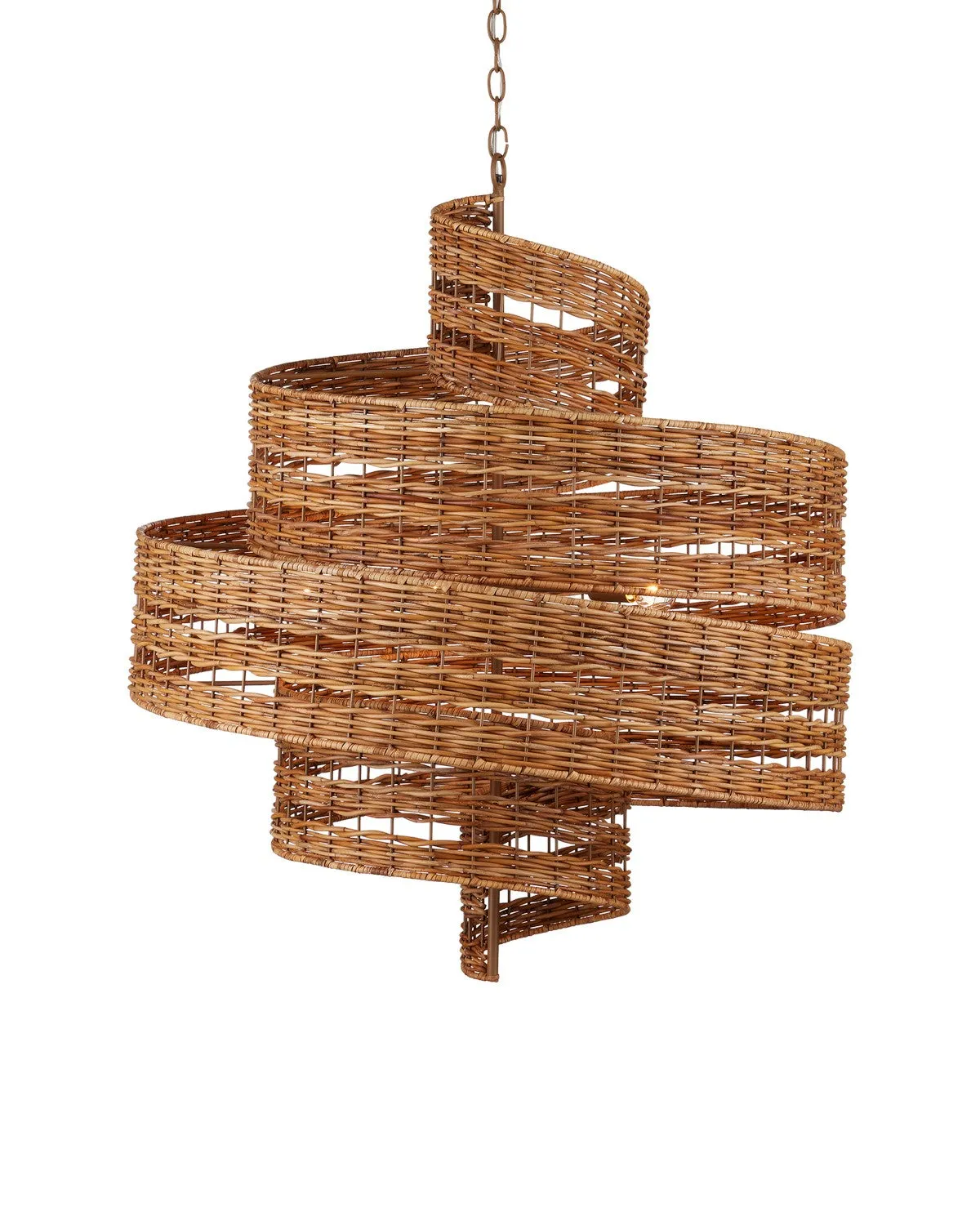 Saisei 5-Light Chandelier in Natural & Khaki