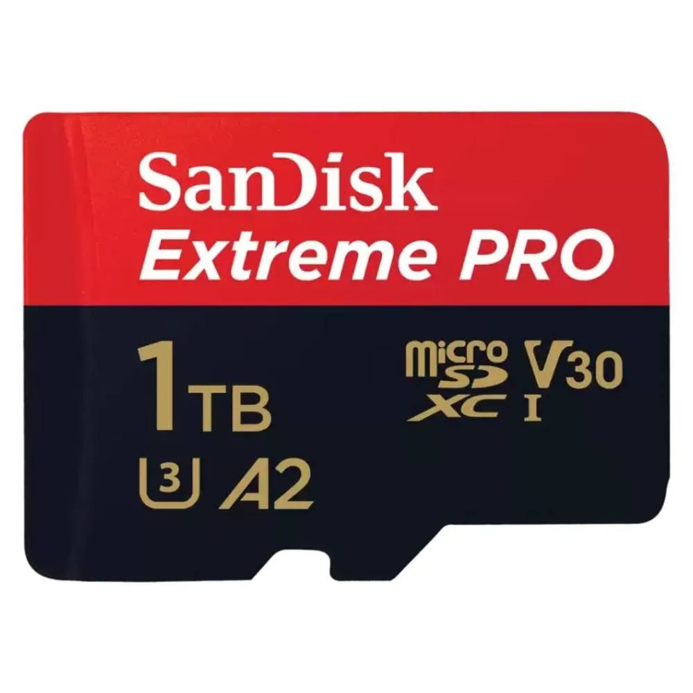 SanDisk Extreme Pro 1TB microSDXC UHS-I 200MB/s Memory Card - V30