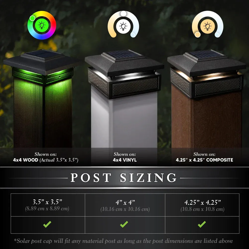 Solar Post Cap - Classy Caps Lumineer Smart, SLT727