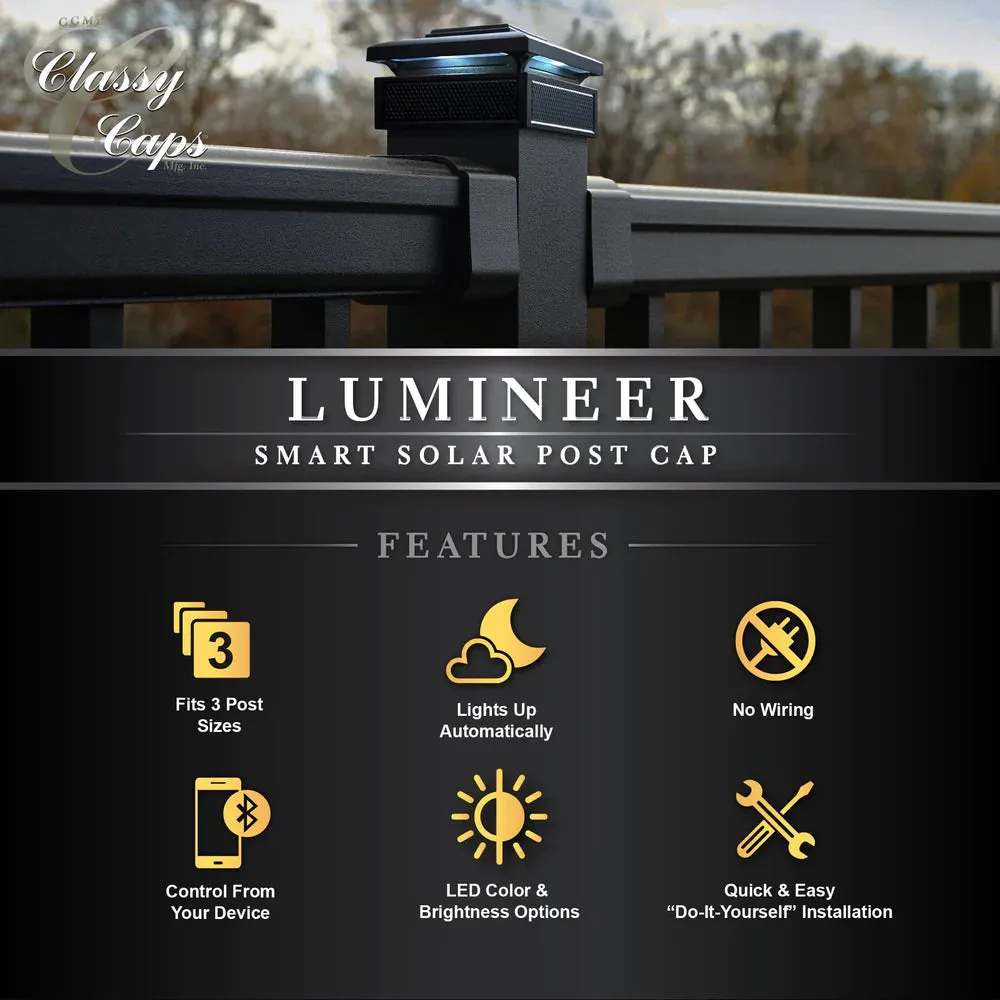 Solar Post Cap - Classy Caps Lumineer Smart, SLT727