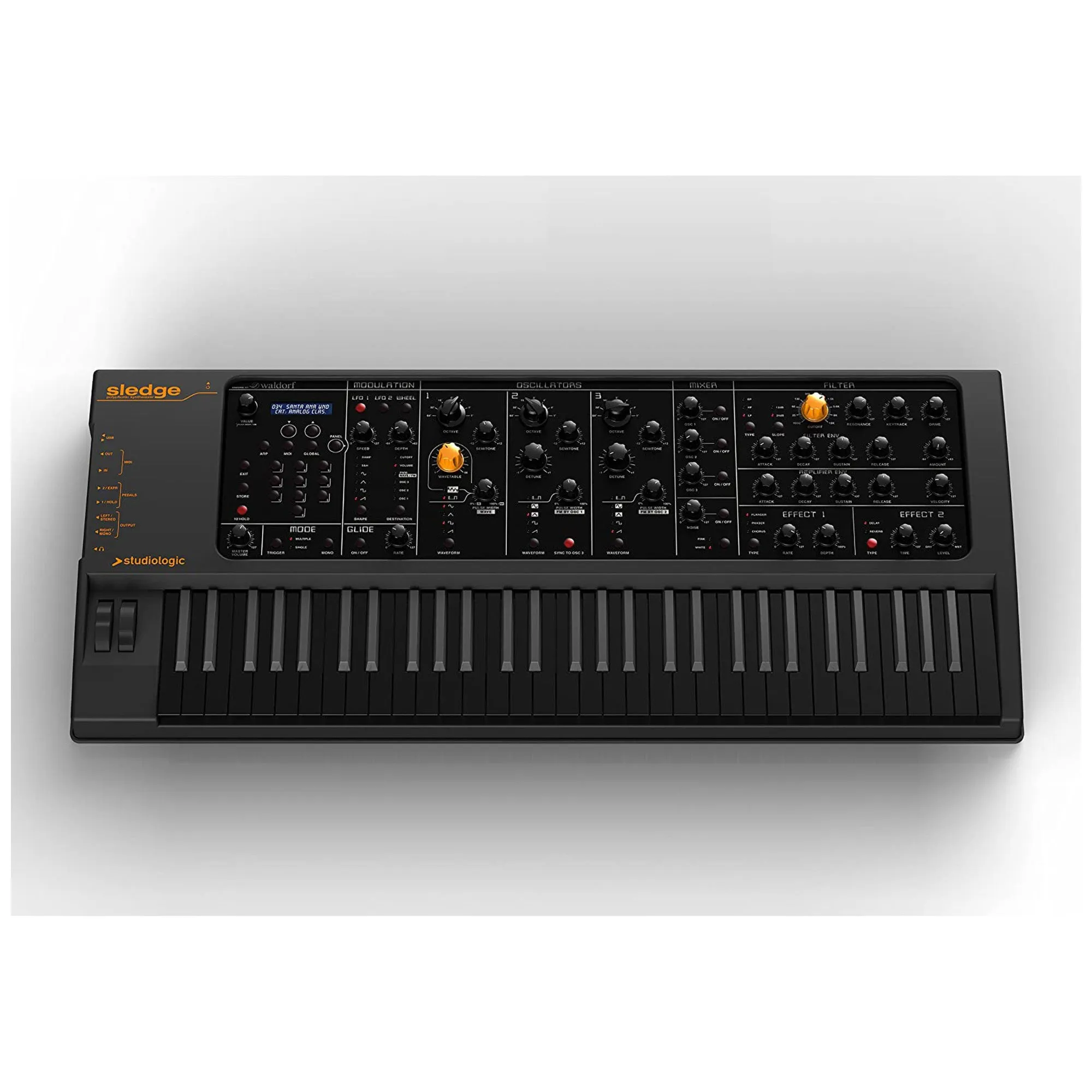 Studiologic Sledge 2.0 61-Key Black Virtual Analog Synthesizer