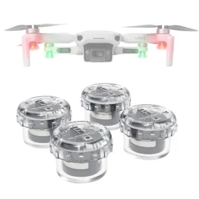 Sunnylife 2-Green   2-Red Night Strobe LED Light Indicator Light for DJI Mavic 2 / Mini / Mavic Air 2 / FPV