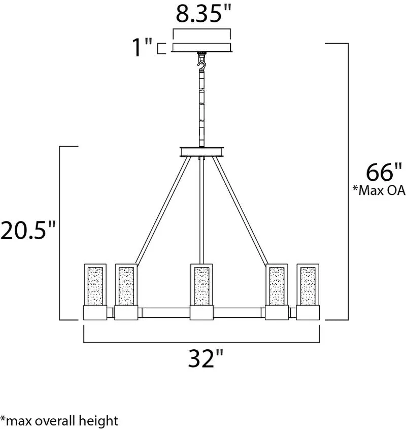 Sync Single-Tier Chandelier