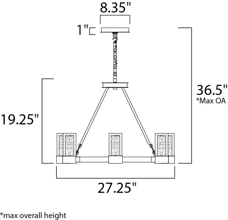 Sync Single-Tier Chandelier
