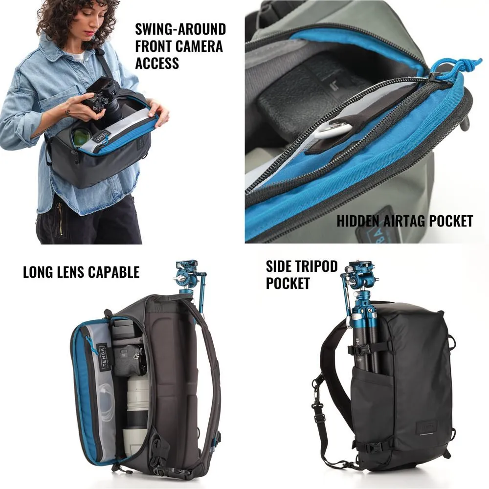 Tenba Solstice V2 Sling Bag (Black, 12L)