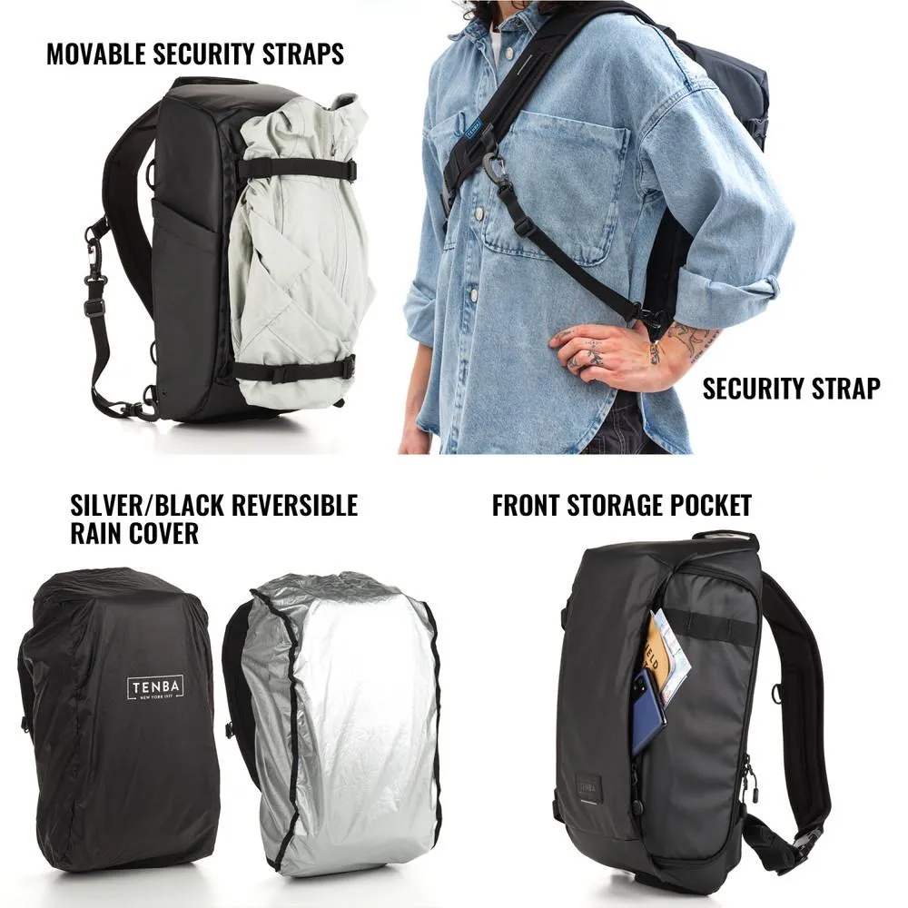 Tenba Solstice V2 Sling Bag (Black, 12L)