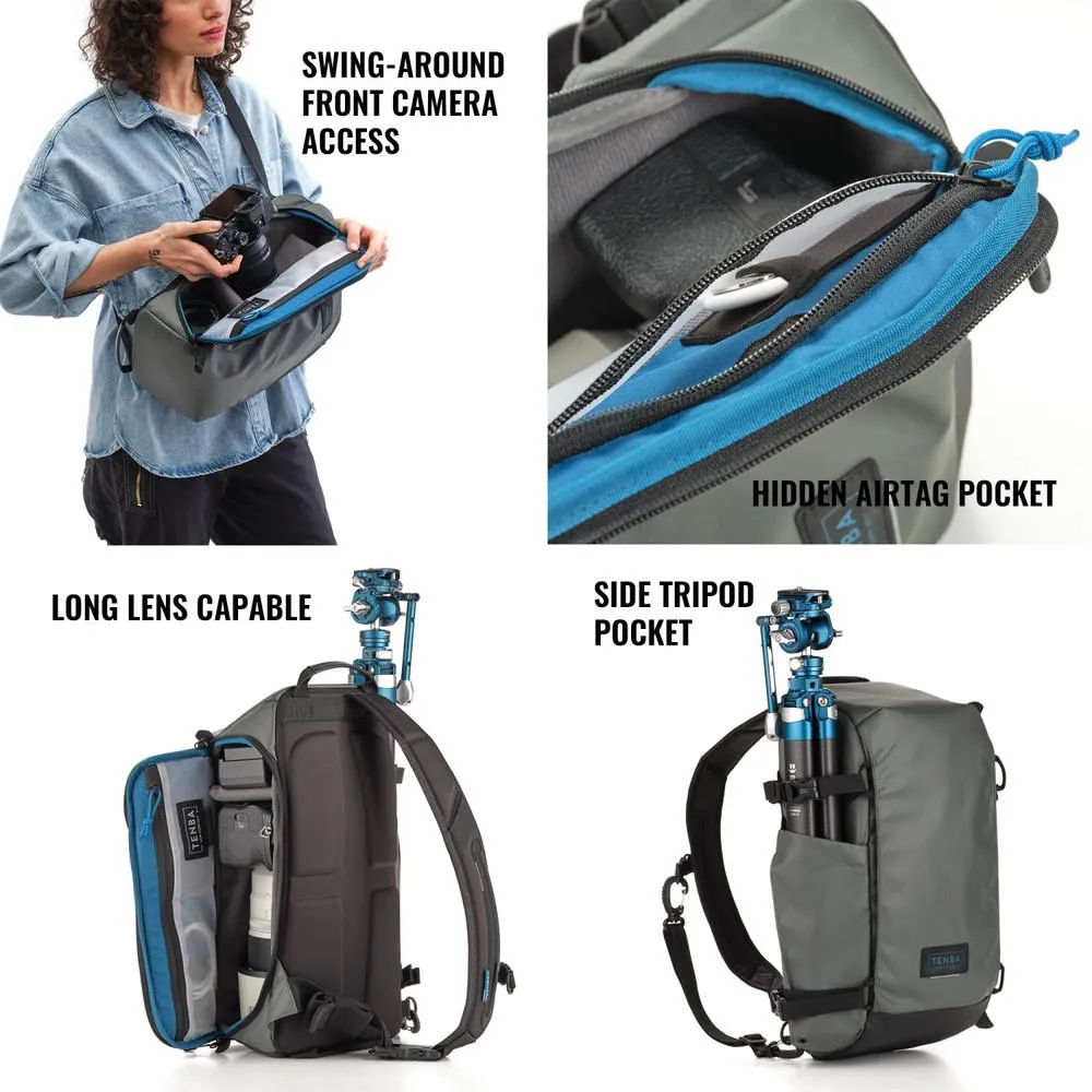 Tenba Solstice V2 Sling Bag (Gray, 12L)