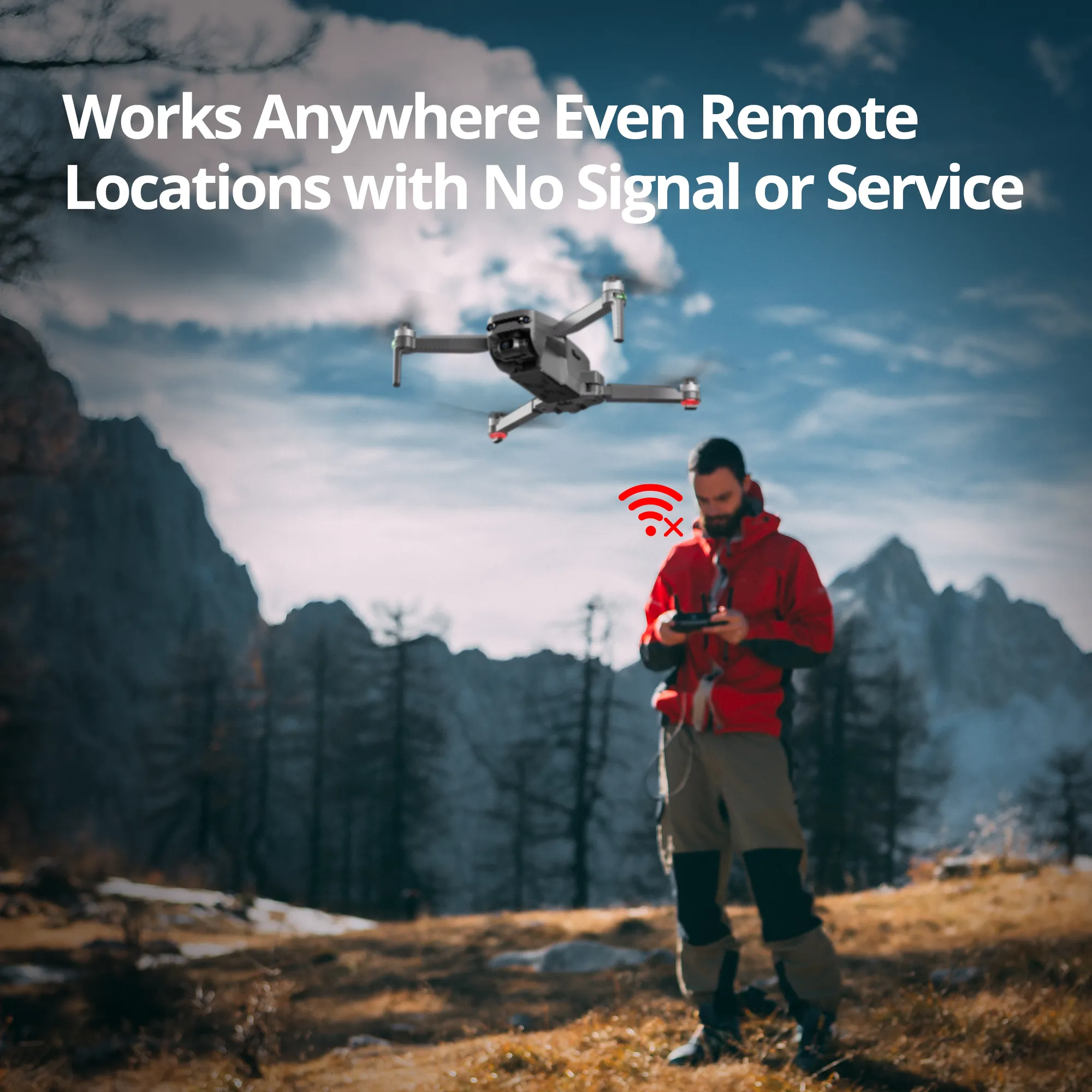 The Bigly Brothers GD96 Midnight Alpha Ultra HD, Built-In Binocular Long Range Obstacle Avoidance Drone with Carrying Case, 60-Mins Flight Time, 5km Range, 3-Axis Gimbal, GPS System, Follow Me Mode
