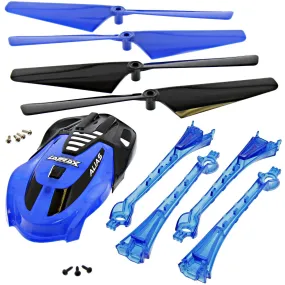 Traxxas LaTrax Alias Quadcopter Blue Conversion Kit w/ Canopy, 4 Blades & Lenses