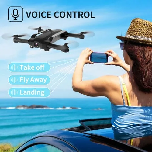 UDIRC Foldable RC Drone FPV WiFi Quadcopter w/ 720P HD Camera & 2 Batteries U73
