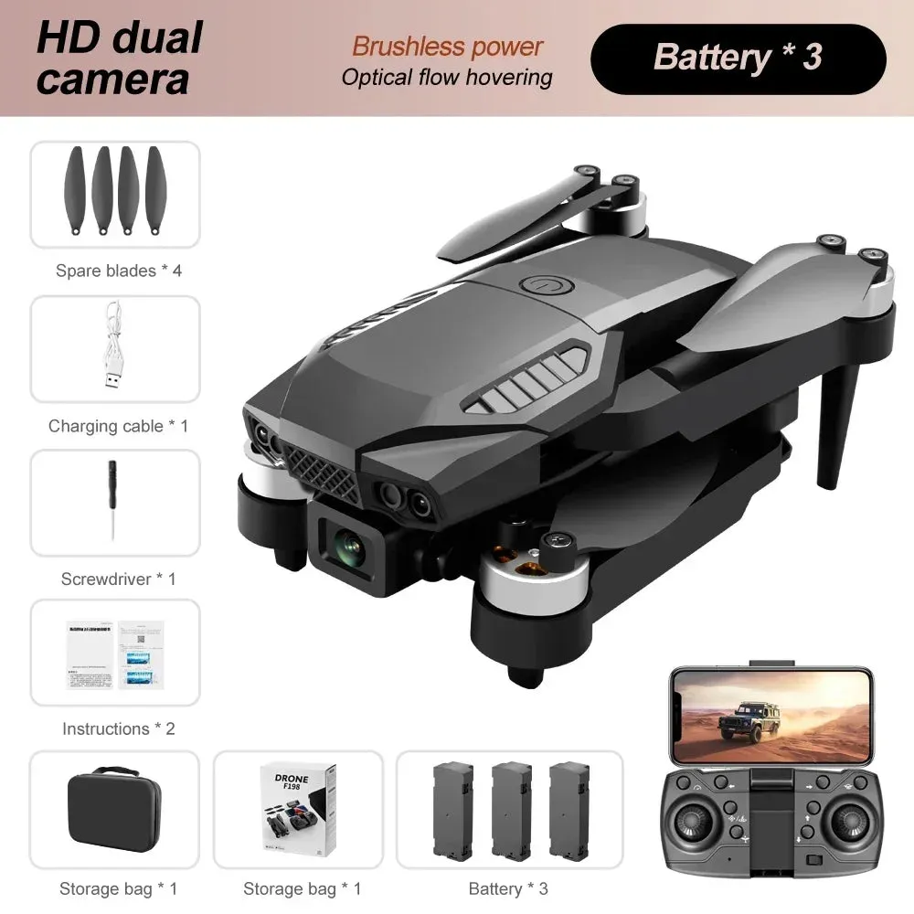 WIFI FPV Drone HD Dual Camera 4K Professional Obstacle Avoidance