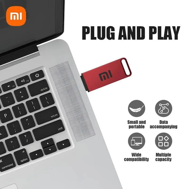 XIAOMI Waterproof USB Flash Drive: High-Speed Pen Drive for Computer Storage