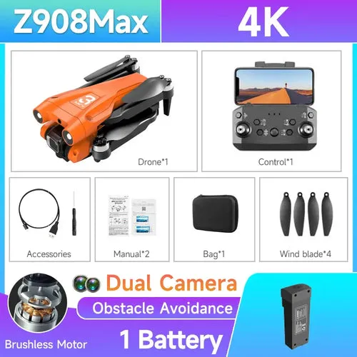Z908 Pro / MAX Mini Drone 4k Professional Camera RC Obstacle Avoidance