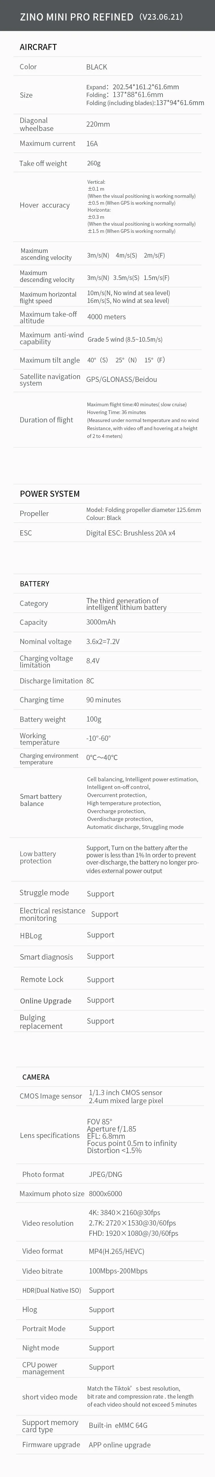 Zino Mini Pro R Drone | 10KM Flight Range | 40 Minutes Flight Time | 48MP Camera